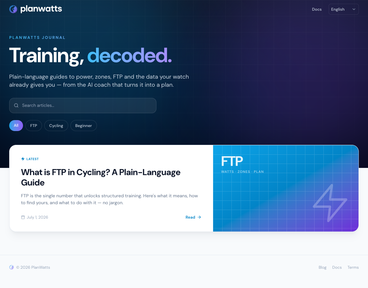The PlanWatts blog